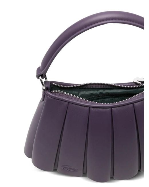 Borsa Tote S Lenglen di Lacoste in Purple
