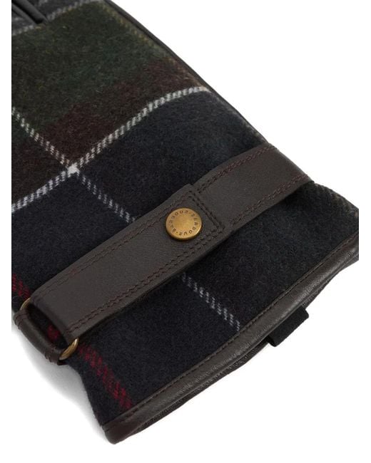Barbour Black Newbrough Gloves for men