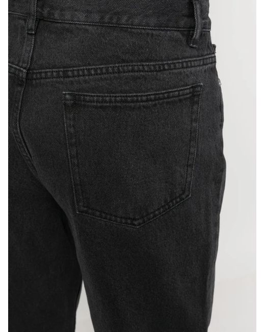 A.P.C. Straight Jeans in het Black voor heren