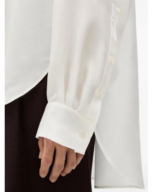 Another Tomorrow White Long-Sleeve Shirt