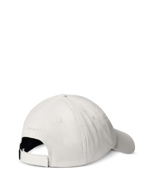 Hackett White Washed Brolly Baseball Cap for men