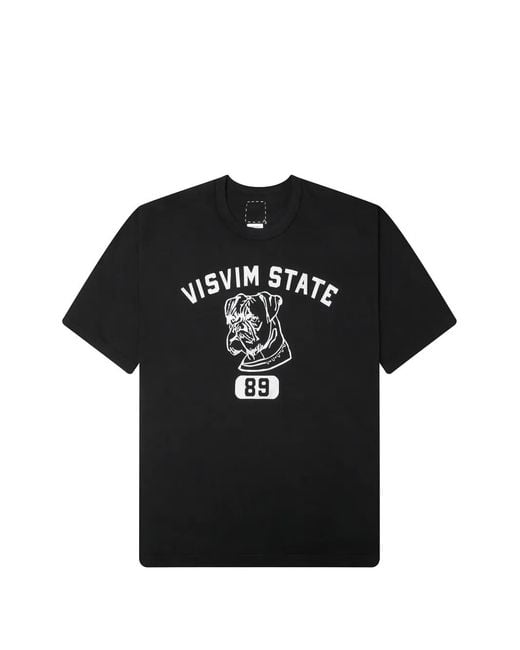 Visvim Black Jumbo 89 Graphic-Print T-Shirt for men