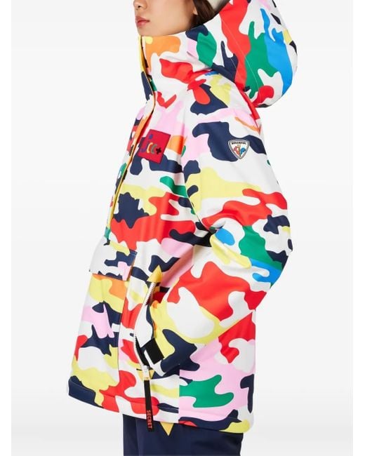 Rossignol Red X Jcc Camouflage-Print Jacket