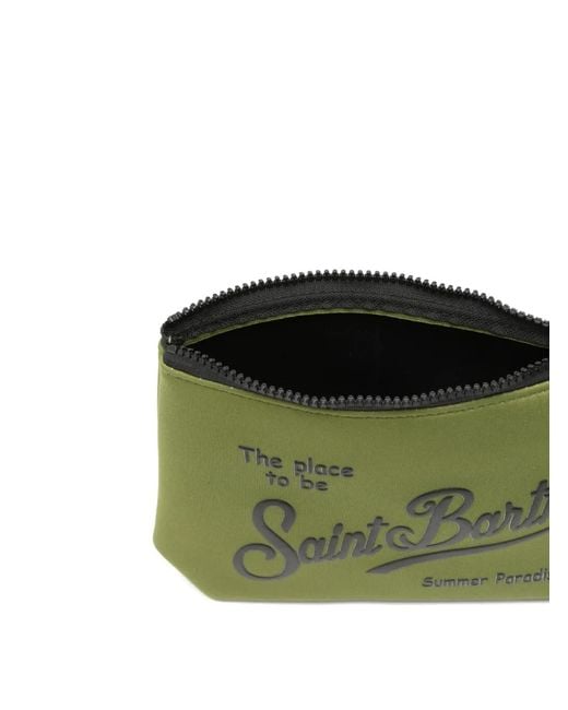 Mc2 Saint Barth Green Aline Clutch Bag