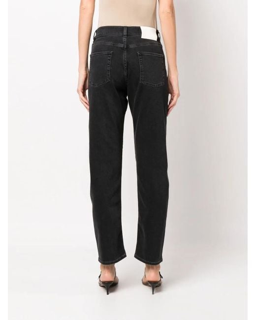 Loulou de Saison Black Straight Leg Jeans