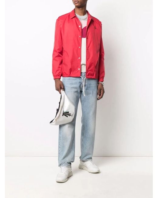 Undercover Red Zerstören-print Lightweight Jacket