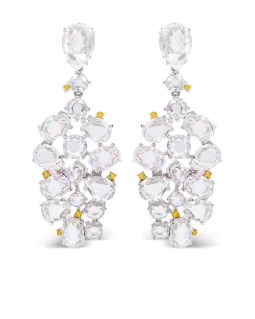 Juwelina Paris White Sorrelli Rose Ohrringe