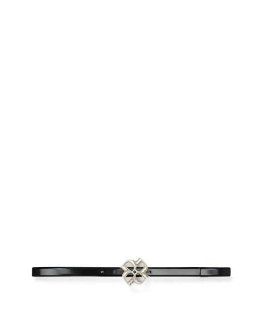 Dorothee Schumacher White D Rose Buckle Belt