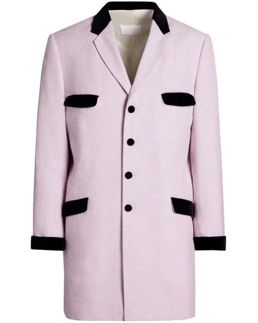 Chaqueta con ribete en contraste Maison Margiela de hombre de color Pink