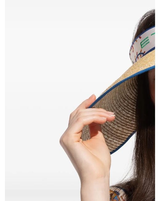 Etro Metallic Logo-Detailed Hat