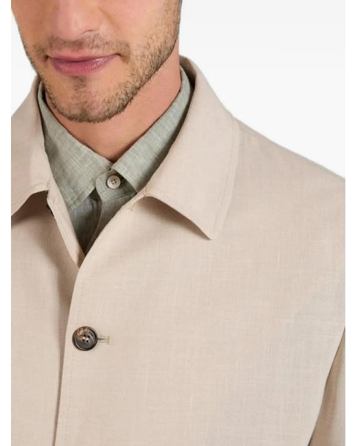 Slowear Natural Button-Up Jacket for men