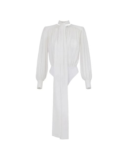 Elisabetta Franchi White Bodysuit