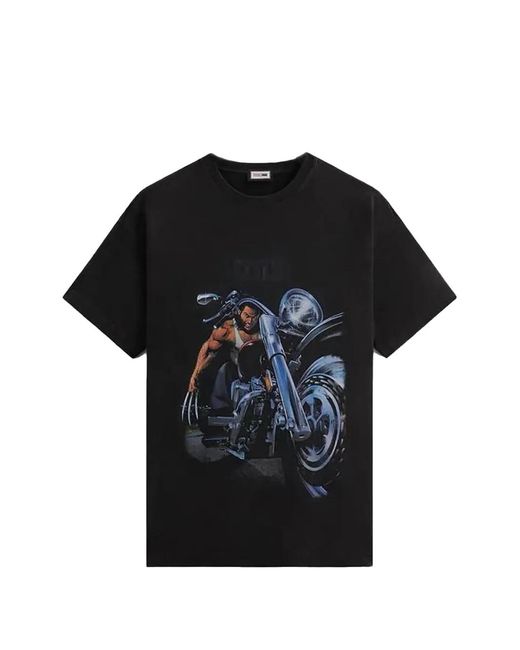 Kith Black X Marvel X- Chopper T-Shirt for men