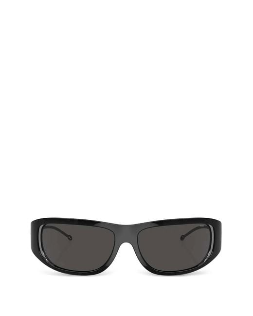 DIESEL Gray Rectangle-Frame Sunglasses