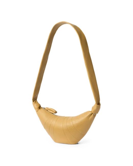 Lemaire White Small Croissant Bag