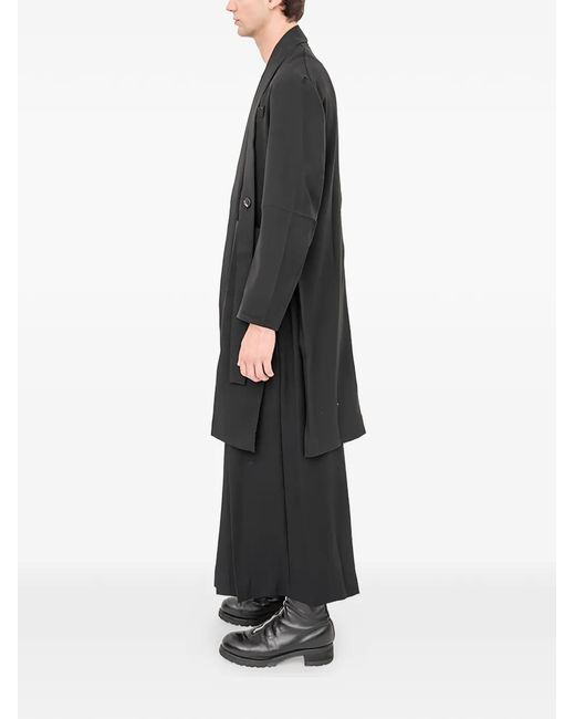 Setchu Black Hoari Coat for men