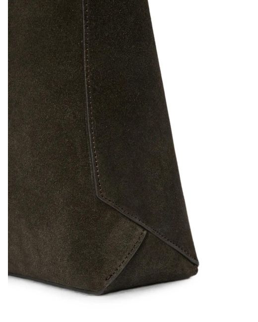 Studio Nicholson Black Hoho Suede Bag