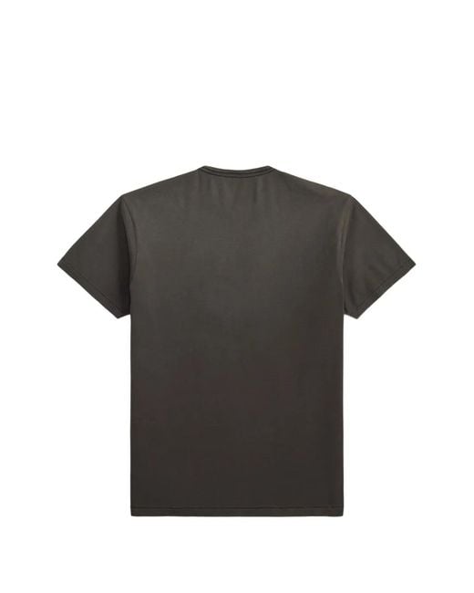 RRL Gray Skull-Patch T-Shirt for men