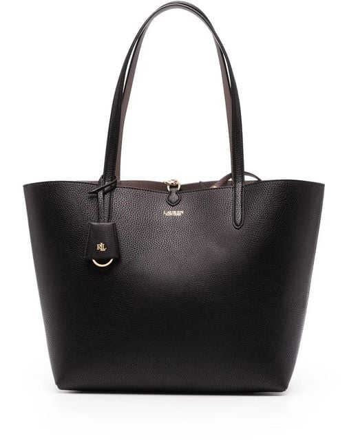 Ralph Lauren Black Rvrsble Tote Medium Tote Bag