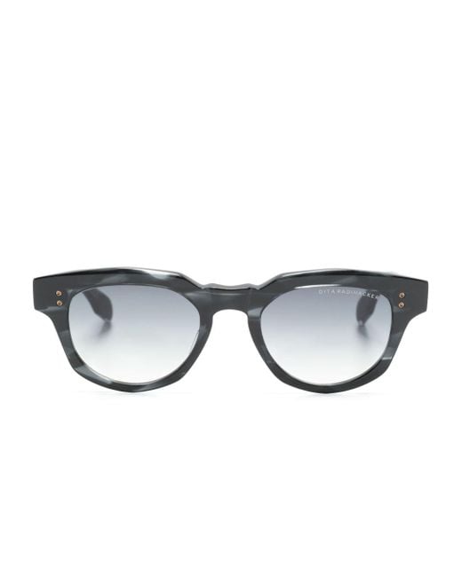 Dita Eyewear Black Radihacker Geometric-frame Sunglasses for men