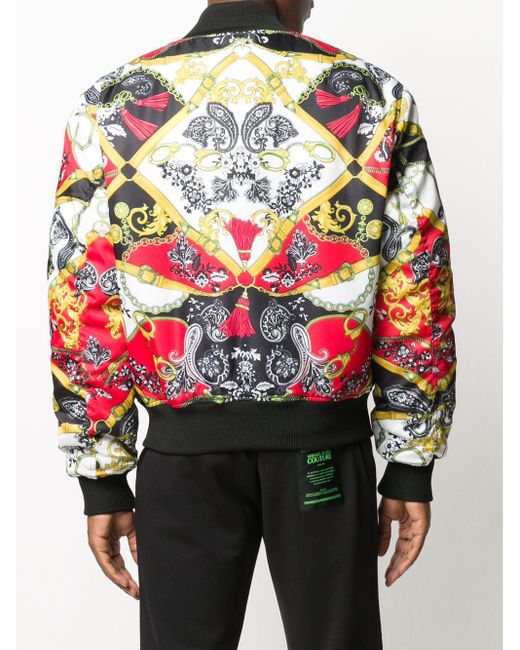 versace jeans bomber jacket