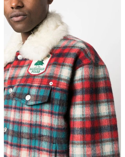 DSquared² Fur-Collared Blouson Jacket for men