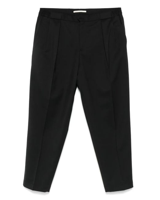 Briglia 1949 Black Pleated-Front Trousers for men