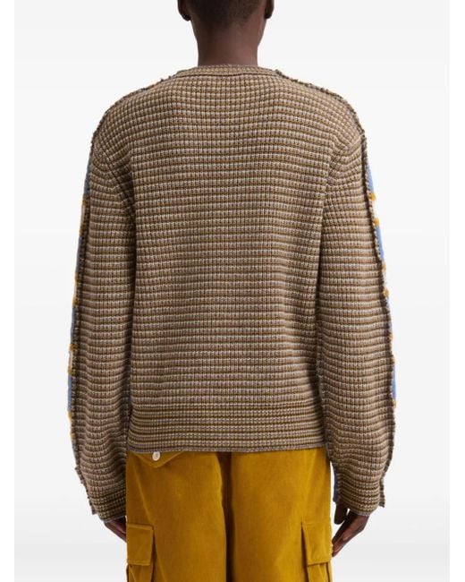 Marni Blue Light Mohair Blend Sweater for men