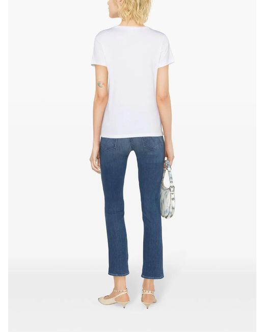 Pinko White Bussolotto T-Shirt