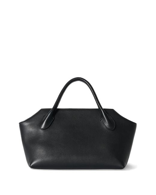 The Row Black Terrasse Bauletto Bag