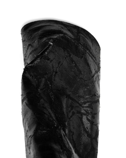 Rick Owens Black Knee-Length Boots