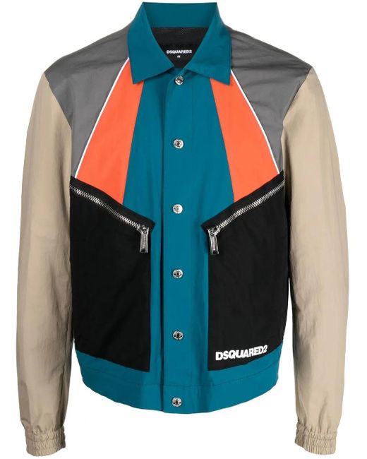 DSquared² Blue Jacket for men