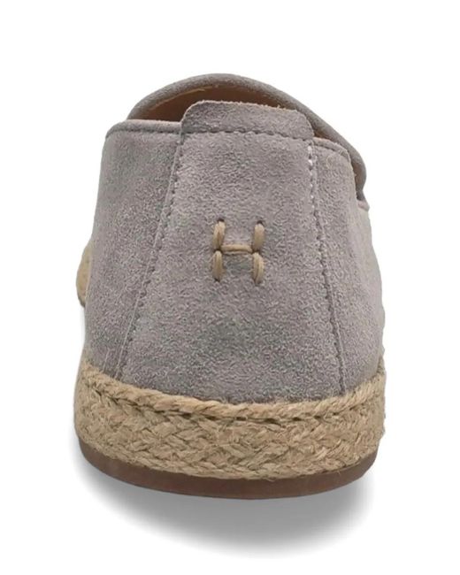 Henderson White Suede Espadrille Loafers for men