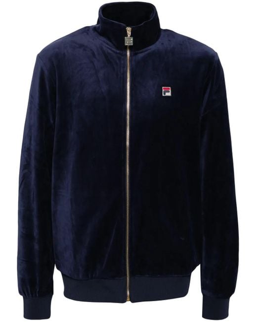 Fila Blue Velour Track Jacket for men