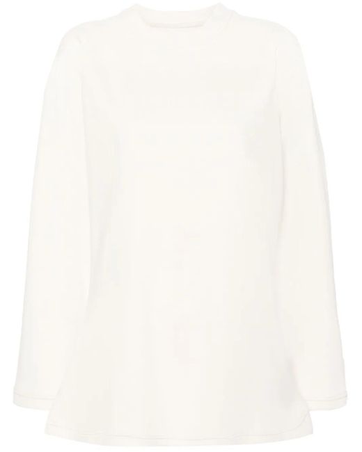 Maison Margiela White Numbers Logo Cotton T-Shirt