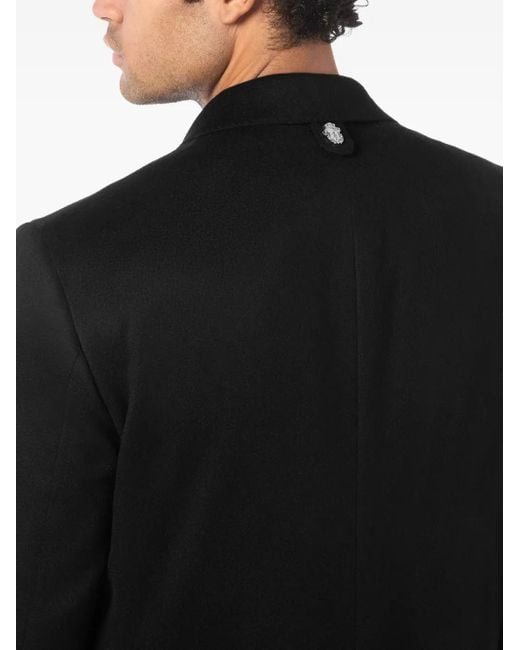 メンズ Billionaire カシミア コート Black