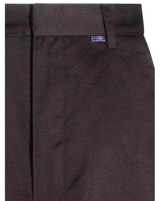 MM6 by Maison Margiela Brown Wide Leg Chino Pants