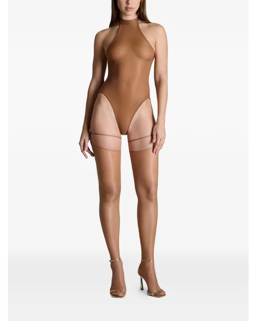 Maison Close White French Kiss Light Bodysuit
