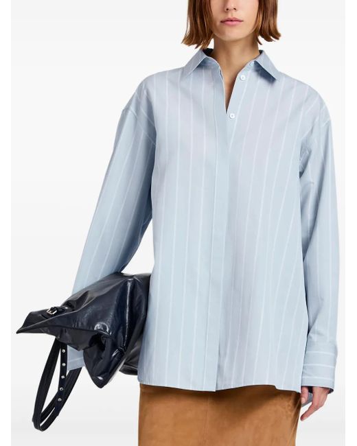 Proenza Schouler Blue Addy Shirt