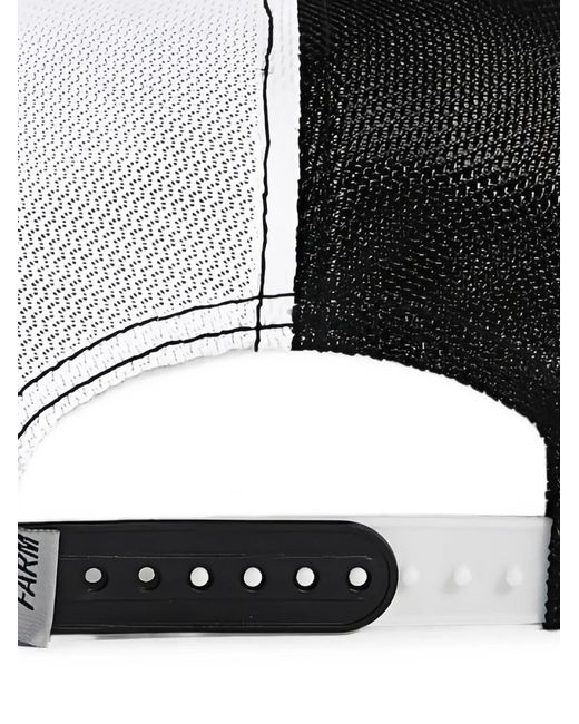 Goorin Bros Black Panda-Patch Mesh-Panel Baseball Cap for men