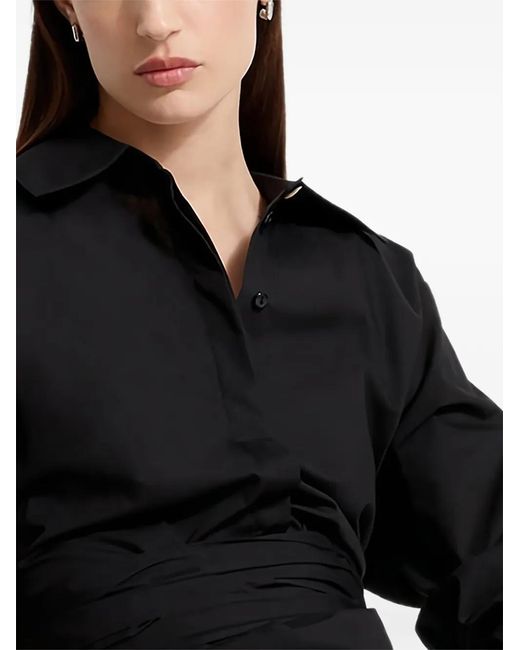 MARCELLA Black Ellory Cotton Shirt
