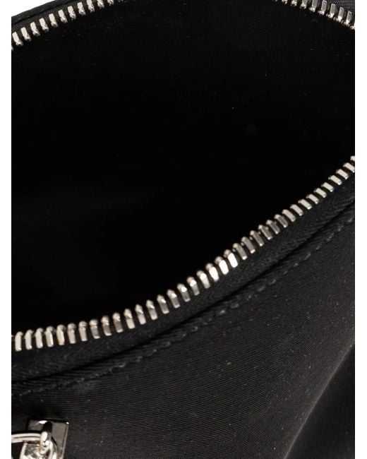 The Attico Black La Scala Chain-Link Clutch Bag