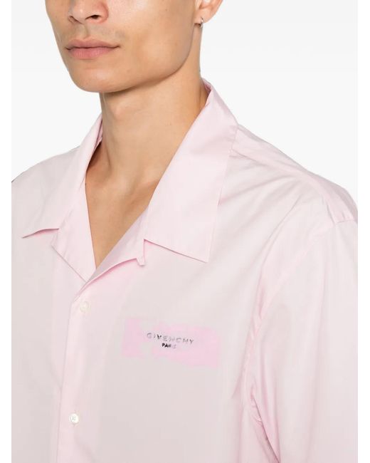 Givenchy Pink Short-Sleeve Shirt for men