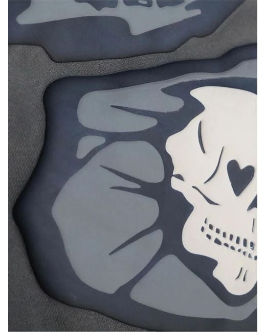 BROKEN PLANET Gray Market Graphic-Printed Hoodie