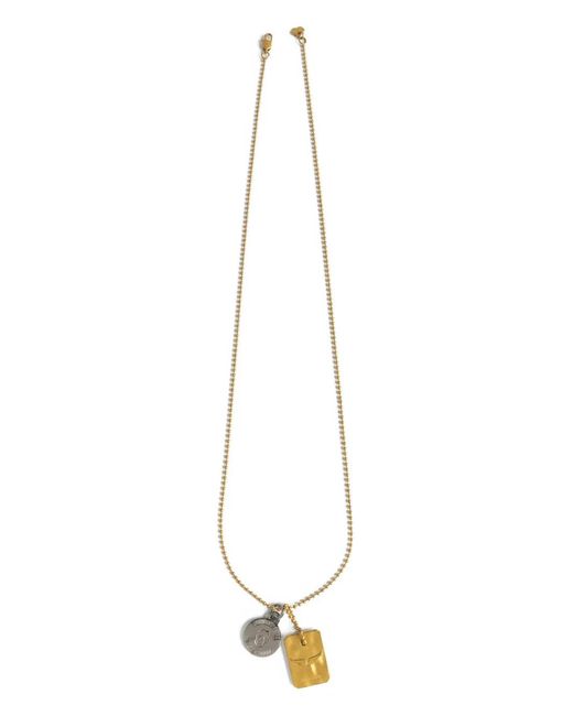 Zadig & Voltaire White Charm Chain Necklace
