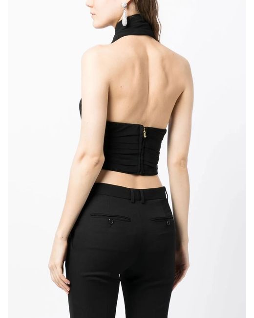 Bambah Haltertop in het Black