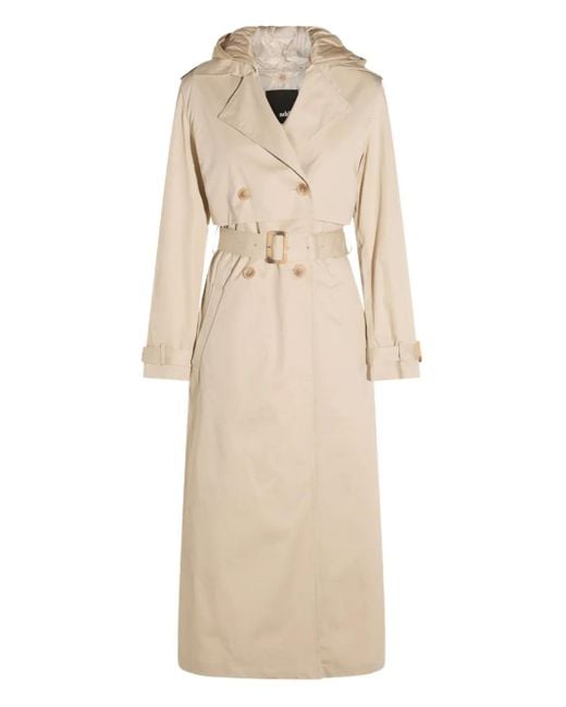 Add Trenchcoat Met Capuchon in het Natural