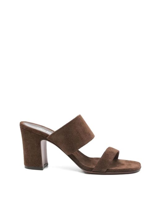 Paris Texas Brown Ava Strap Sandals