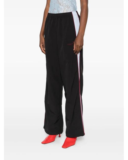 Fenty Black Side-Stripe Elasticated Track Pants