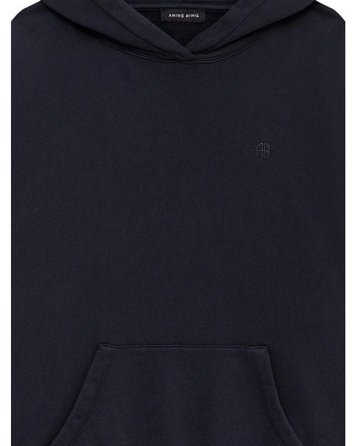 Anine Bing Blue Harvey Hoodie